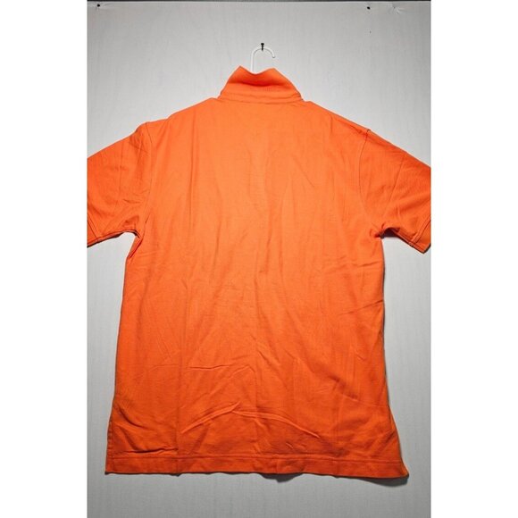 Tommy Hilfiger Polo Shirt Men’s Large Orange Short Sleeve Casual New Without Tag - Picture 3 of 3